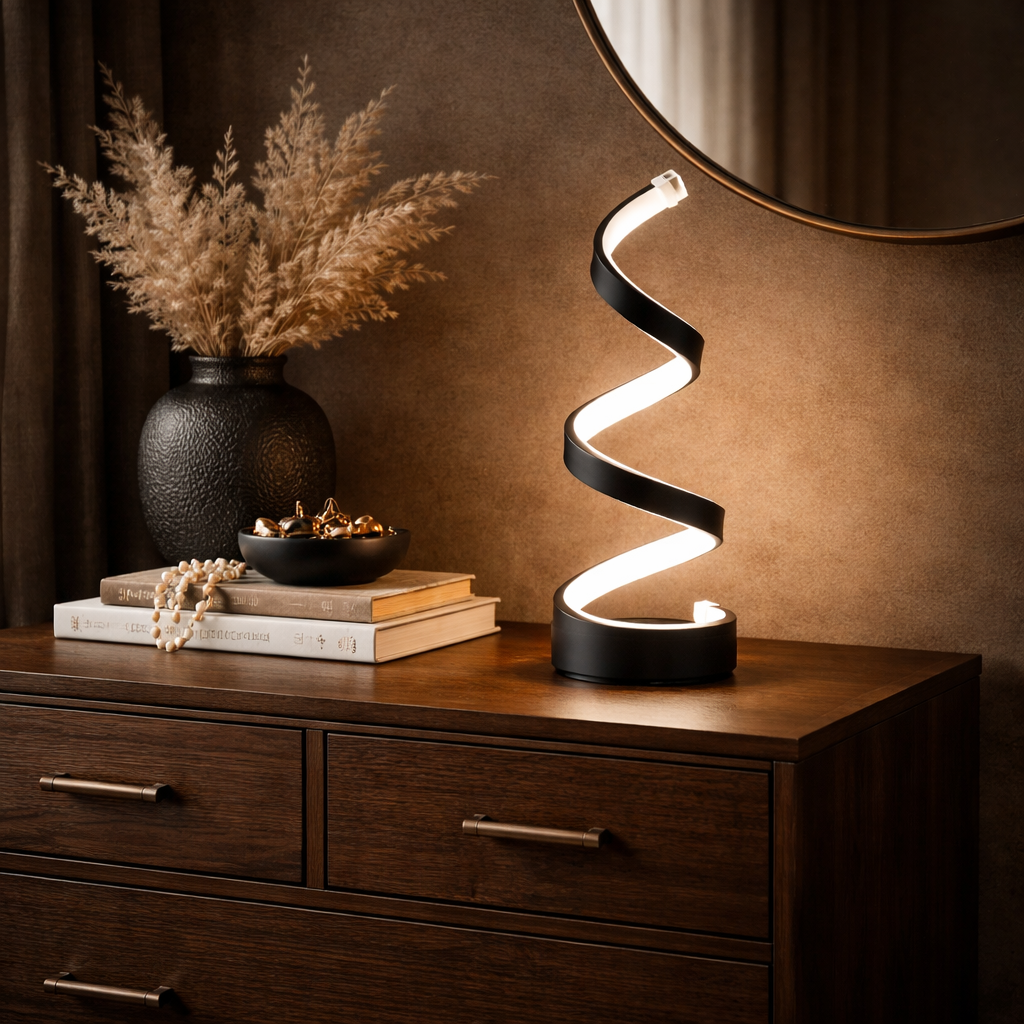 LUMORA -Modern Spiral Bordslampa