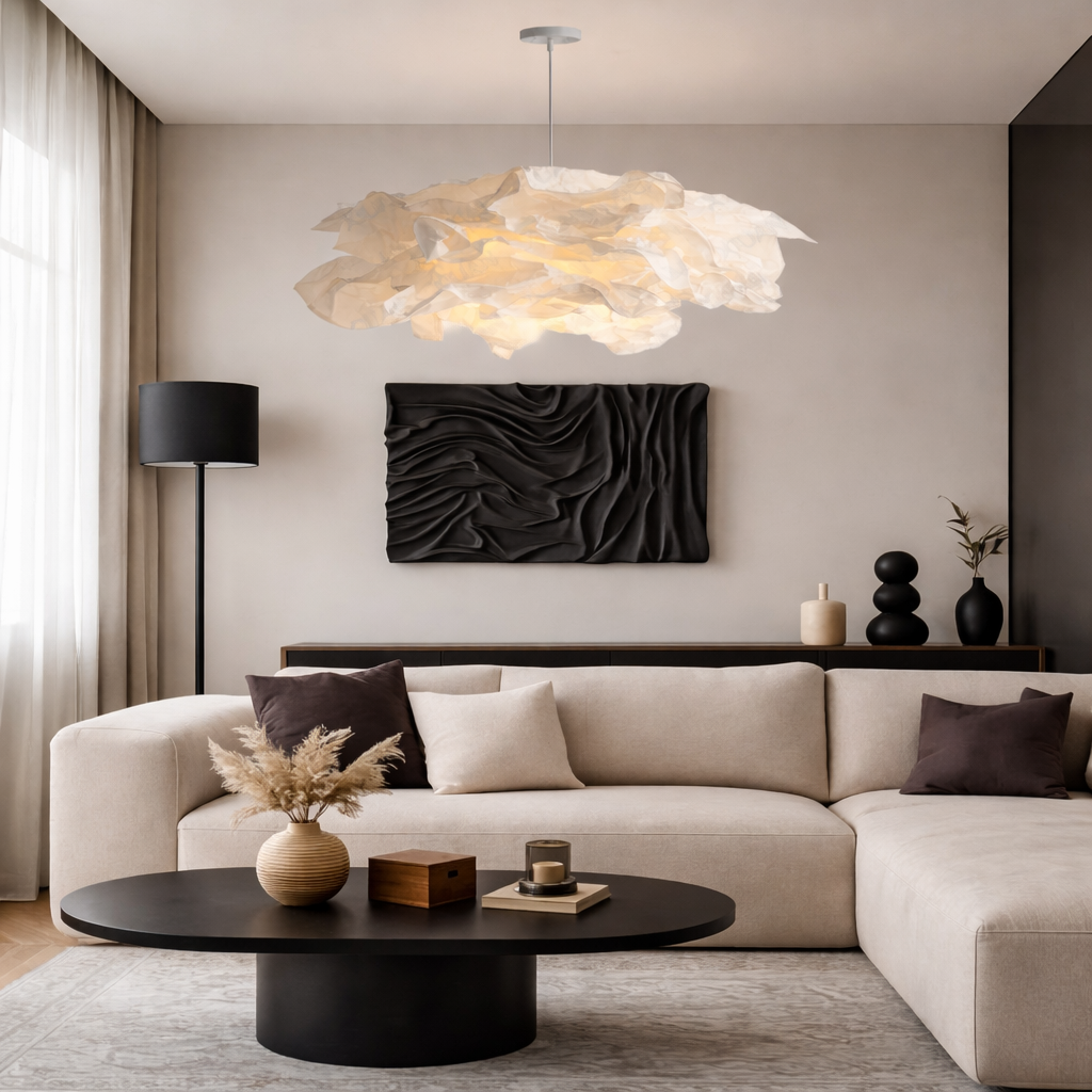 LUNEX - Modern Taklampa - Mjuk & Skulptural design