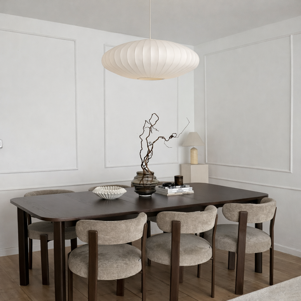 MIREL - Japansk Pendellampa i Silke