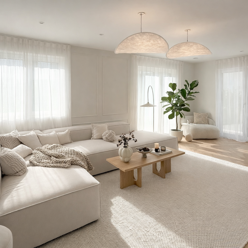 Taklampa SERA – Modern Japandi Pendellampa