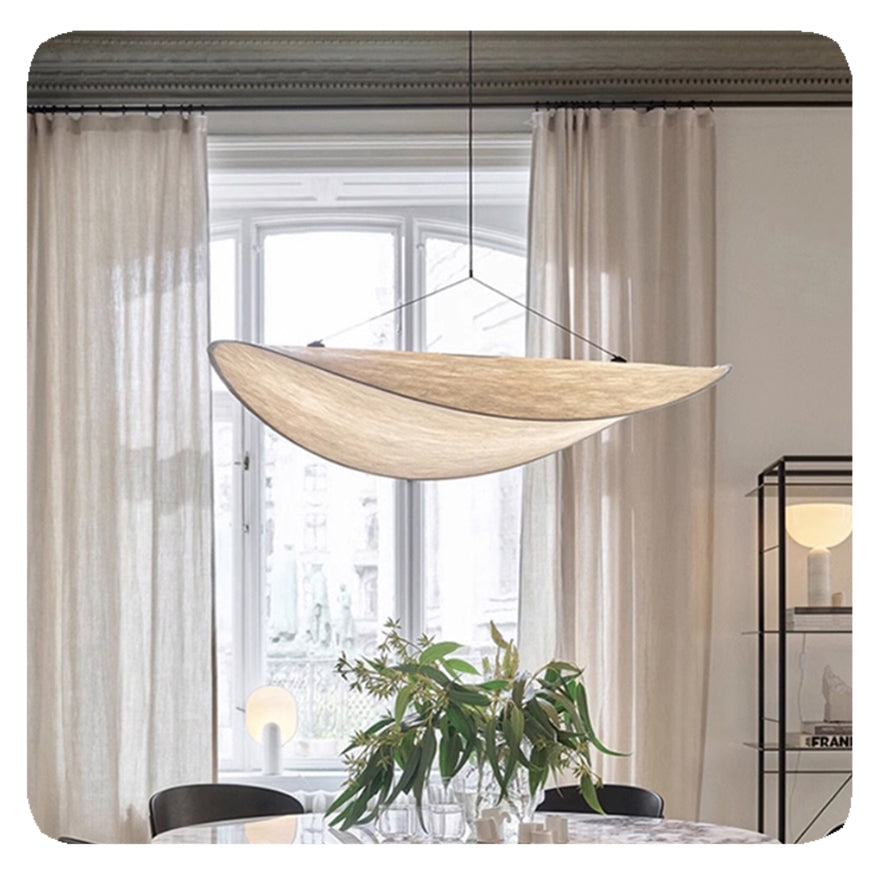 LUNARA - Skulptural Taklampa i Textil