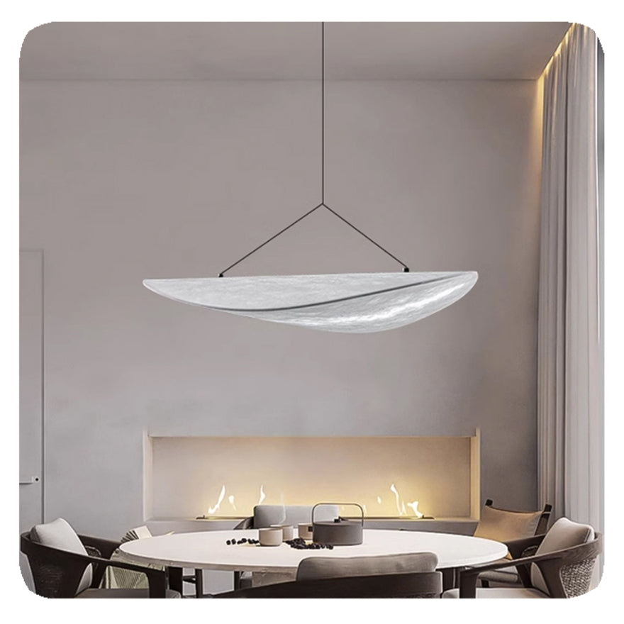 LUNARA - Skulptural Taklampa i Textil