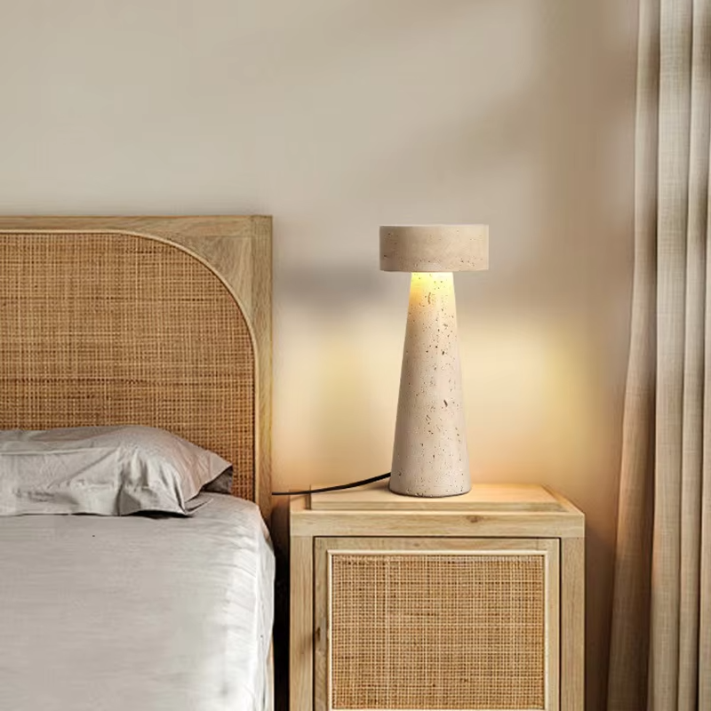 PETRA - Travertin Bordslampa