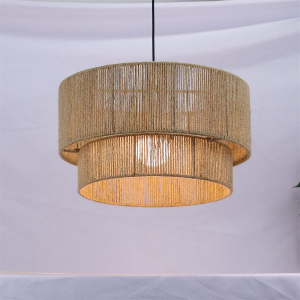 HAMPA – Naturfärgad Taklampa i Bohemisk Stil